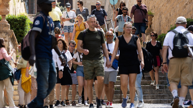 Turistes a Palma (Foto Europa Press)