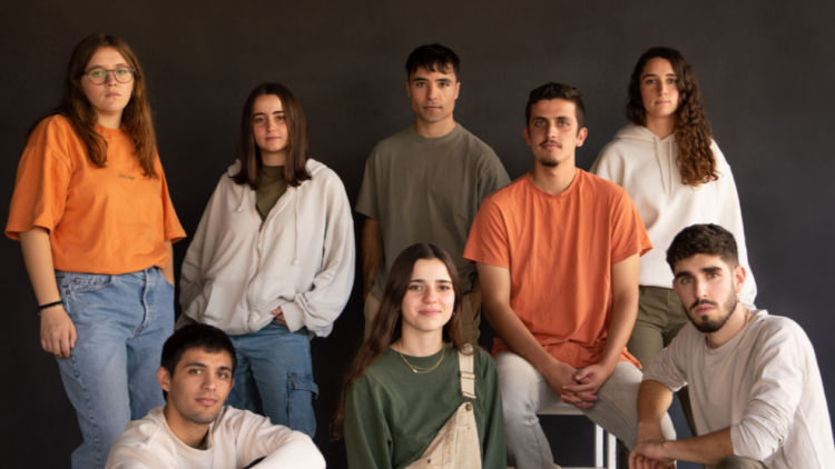 Estampa de la formació musical La Cantina quan van publicar el seu primer disc fa dos anys. 