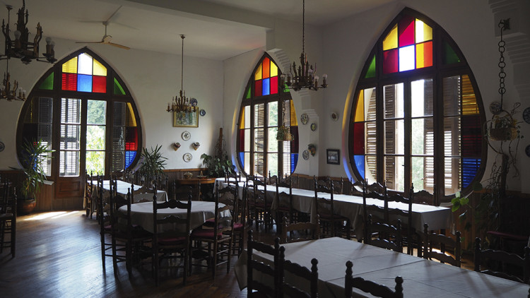 L'Hotel Bofill de Viladrau, actualment.. Àlex Milian
