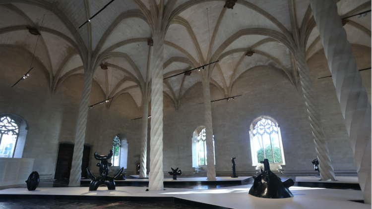 Exposició "La força inicial" a La Llotja de Palma, comissariada per Carmen Fernández, conservadora d'escultura del Reina Sofía. EUROPA PRESS