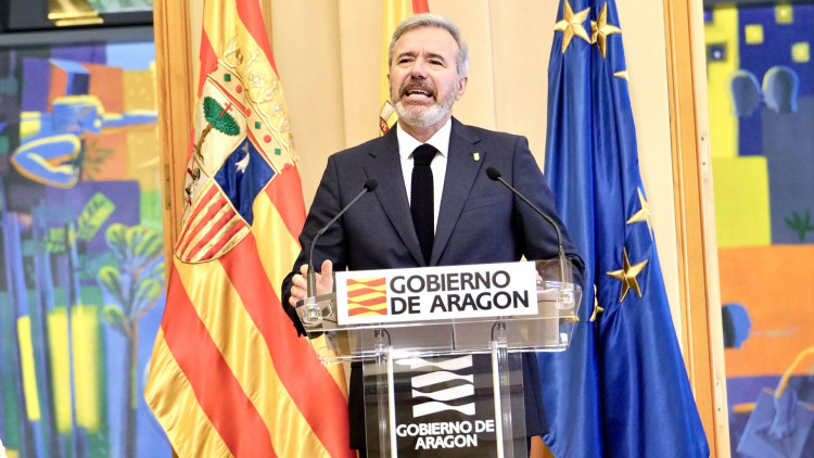 El president d'Aragó, el popular Jorge Azcón| Europa Press. 