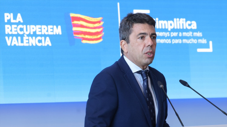 El cap del Consell, el popular Carlos Mazón| Europa Press. 