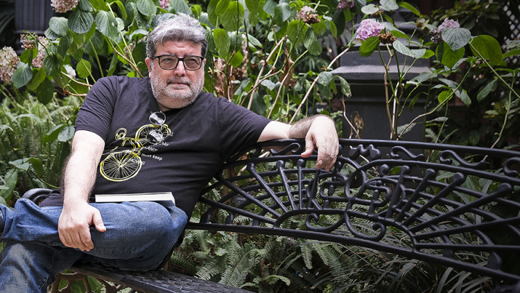 L'escriptor i periodista Francesc Viadel. Eliseu T. Climent