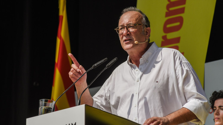 El president d'Òmnium Cultural, Xavier Antich| Europa Press. 