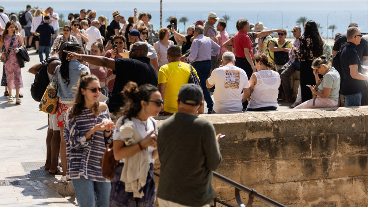Turistes a Palma (Foto Europa Press)