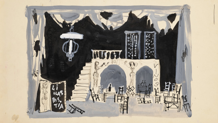Escenografia d'Antoni Clavé. Antoni Clavé