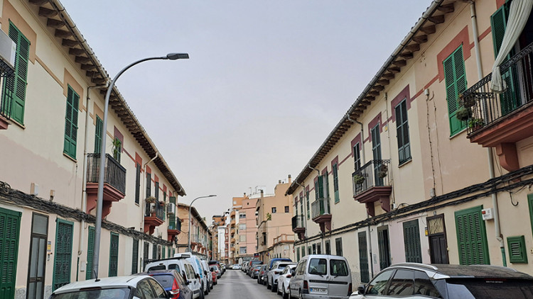 Imatge parcial de les Cent Cases de Palma