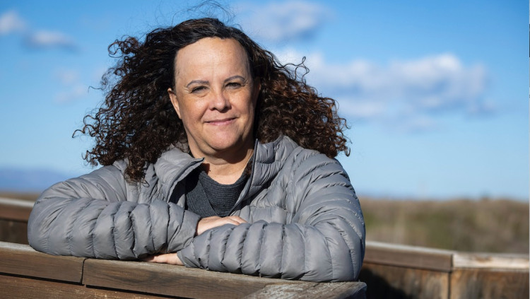 Susanna Abella, de la Plataforma en Defensa de l'Ebre. Carme Ripollés
