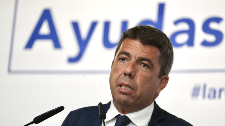 Carlos Mazón, president de la Generalitat Valenciana. EUROPA PRESS