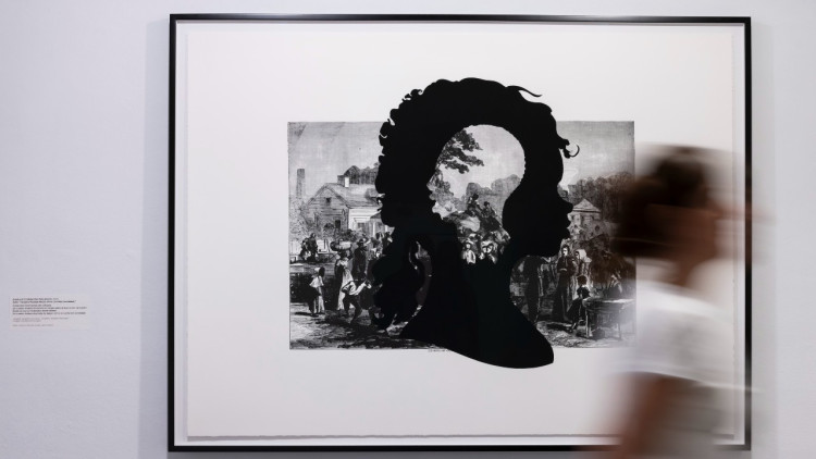 L'obra de Kara Walker 'Exodus of Confederates from Atlanta'. Miguel Lorenzo