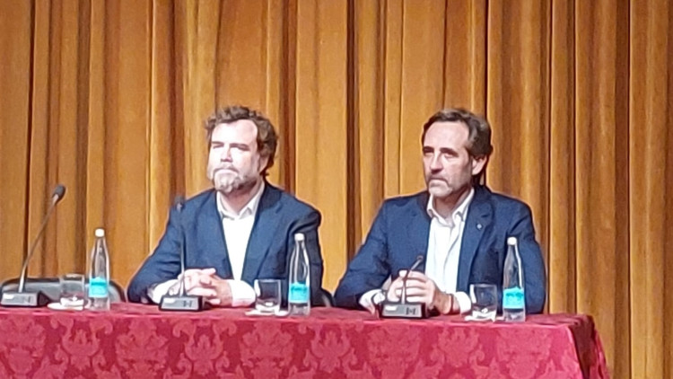 Espinosa i Bauzá a la presentació a Palma (Foto Europa Press)