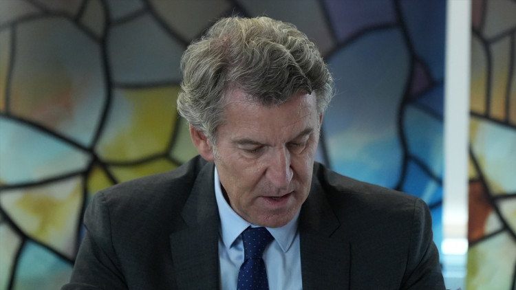 El president del Partit Popular, Alberto Núñez Feijóo, en una imatge recent.. Europa Press