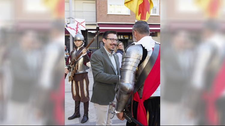 Alberto Vidal participa en la recreació dels Terços de Flandes