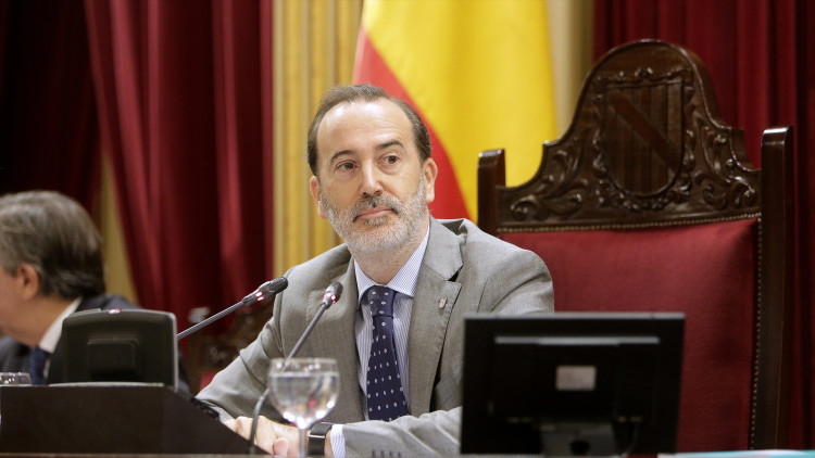 Gabriel Le Senne, a la presidència del Parlament balear (Foto Europa Press)