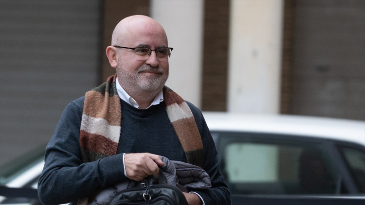 Jorge Suárez, sotsdirector d'Emergències de la Generalitat Valenciana, a la seua arribada als jutjats de Catarroja| Europa Press. 