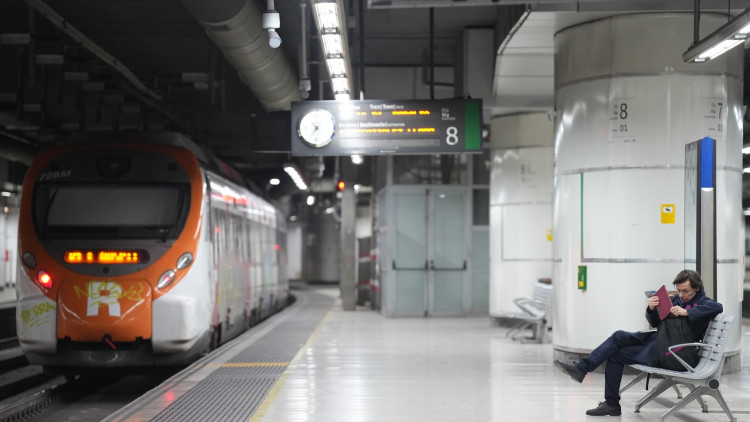Estampa d'una de les jornades de caos ferroviari| Europa Press