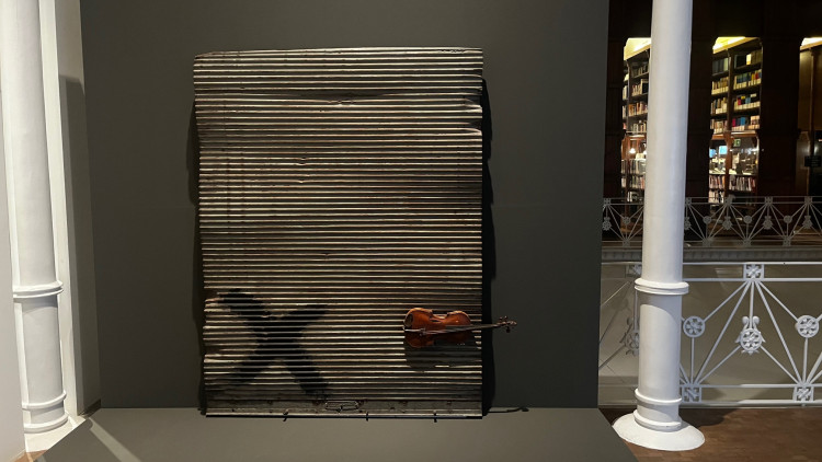 Exposició "El moviment perpetu del mur". Àlex Mlian