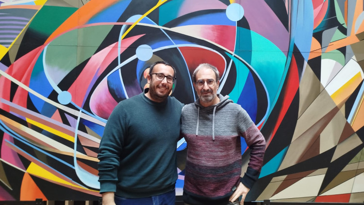 El llaurador Daniel Carbonell i l'exeurodiputat Jordi Sebastià| Moisés Pérez 