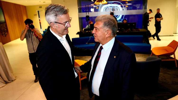 Víctor Font i Joan Laporta, candidats a la presidència del Barça // EUROPA PRESS
