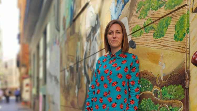 L'escriptora i activista Emma Zafón. Xavier Aliaga