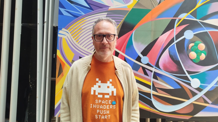El sociòleg Vicent Flor a l'Octubre Centre de Cultura Contemporània de València| EL TEMPS/M. Pérez
