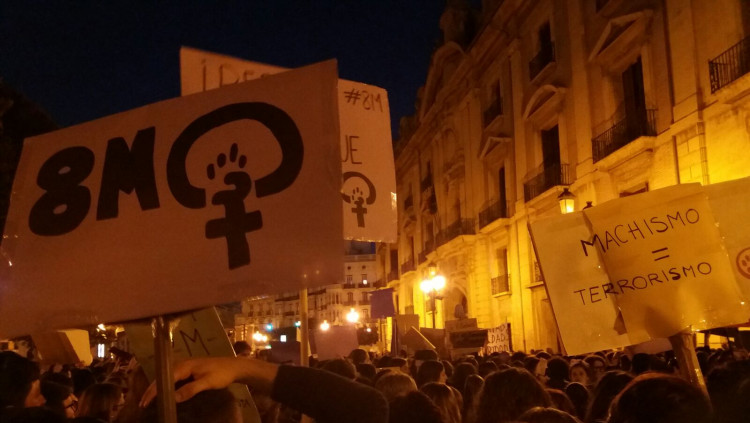 Imatge de la concentració a València| EL TEMPS