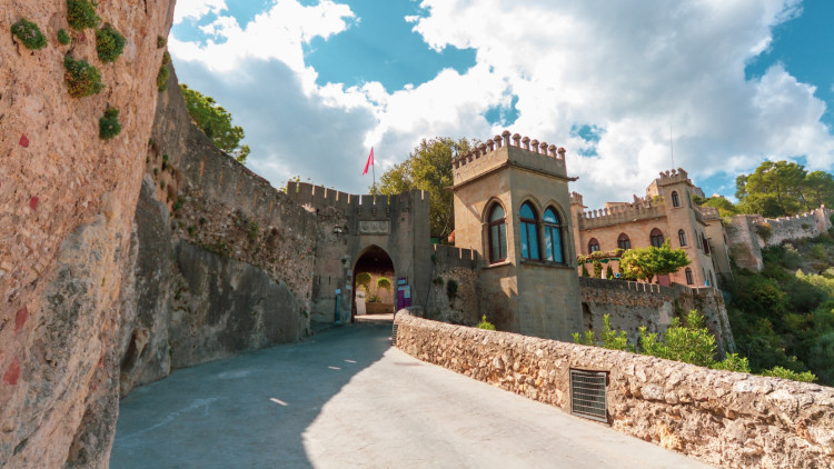 Estampa del Castell de Xàtiva