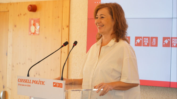 Francina Armengol al consell polític del dissabte dia 20 de juny (Foto PSIB-PSOE)