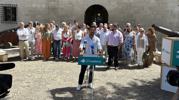 Presentació del candidat de Coalició per Mallorca, Pere Sánchez (Foto Europa Press)