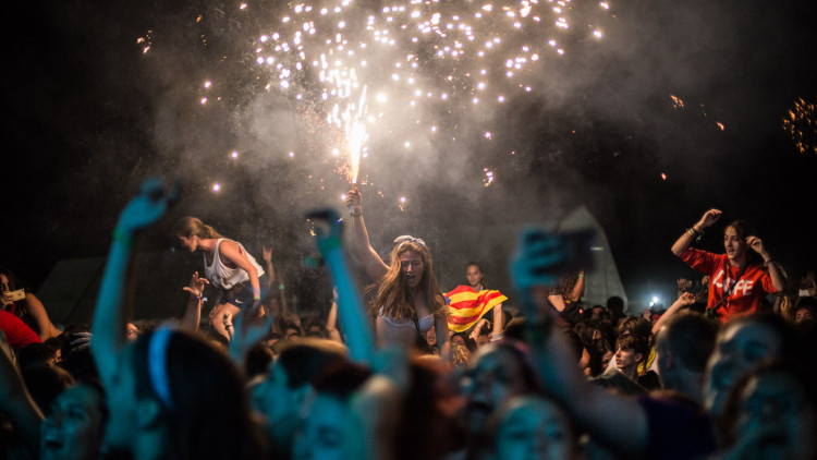 Una estampa de l'Acampada Jove del 2017| Jordi Borràs