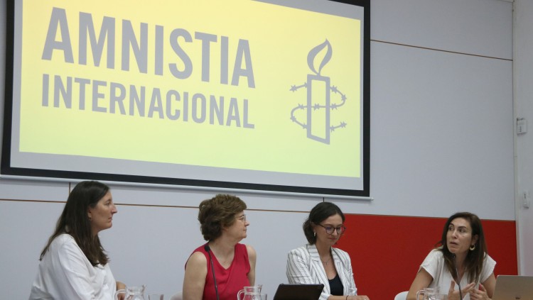 Estampa de la presentació de l'informe d'Amnistia Internacional| ACN
