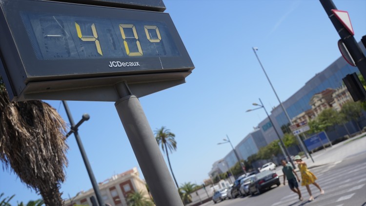 Termòmetre a la cuitat de València / Europa Press