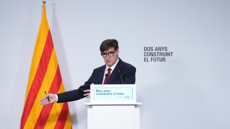 El president de la Generalitat de Catalunya, el socialista Salvador Illa| Europa Press