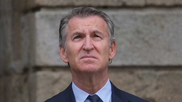 El president del Partit Popular, Alberto Núñez Feijóo.. Europa Press