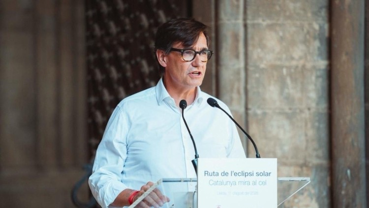 El president de la Generalitat de Catalunya, el socialista Salvador Illa| Europa Press