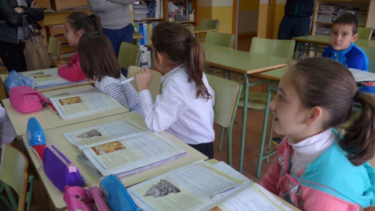 Xiquetes en classe / Europa Press