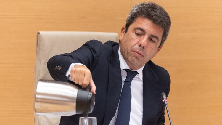 Carlos Mazón torna a comparèixer aquest dilluns en la comissió dʼinvestigació de la dana creada al Congrés.. Europa Press