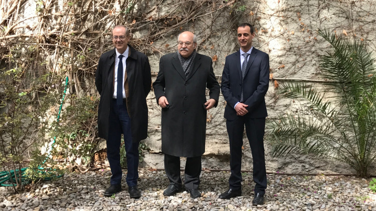 Albert Carreras, Andreu Mas-Colell i Ivan Planas