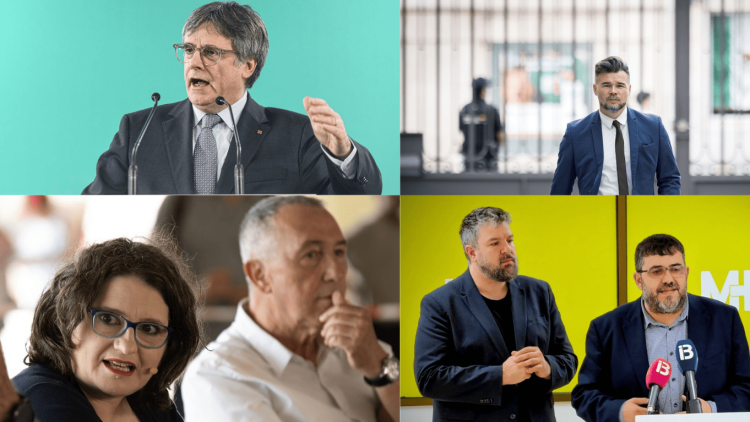 Junts per Catalunya, Compromís, ERC i el sobiranisme illenc, davant de l'avançament electoral| Europa Press/Fotomuntatge EL TEMPS