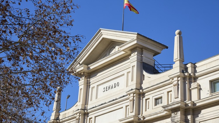 Façana principal del Senat (Foto Europa Press)