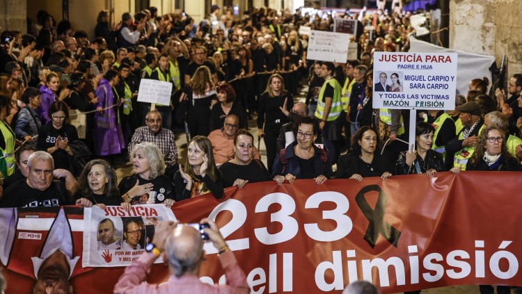 La marxa per exigir justícia dos anys després de la dana. Rober Solsona / Europa Press