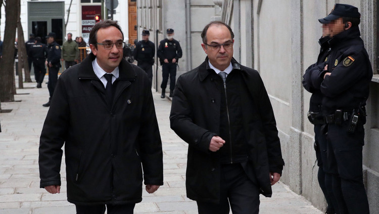 Jordi Turull i Josep Rull. EFE