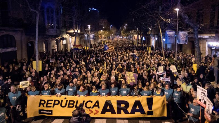 Manifestació a Barcelona. Efe