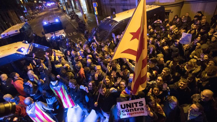 Manifestació de divendres 23 a Barcelona. Efe