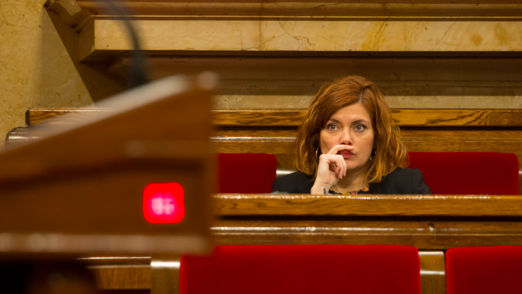 Elisenda Alamany. // PARLAMENT DE CATALUNYA (Job Vermaulen)