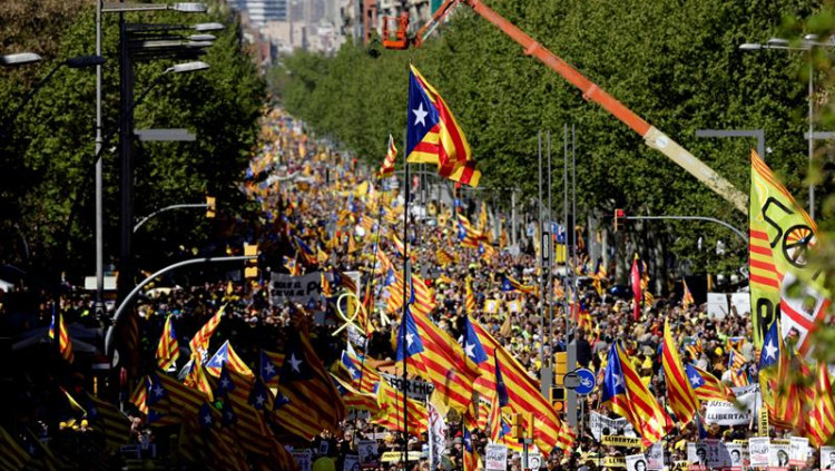 Imatge de la manifestació. Efe
