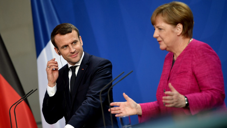 Angela Merkel i Emmanuel Macron