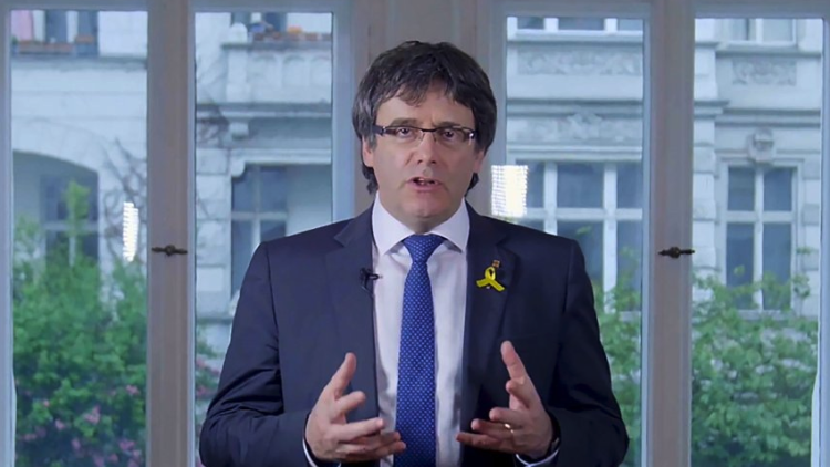 Carles Puigdemont. Youtube