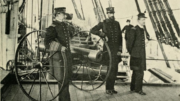David Farragut a l'USS Hartford