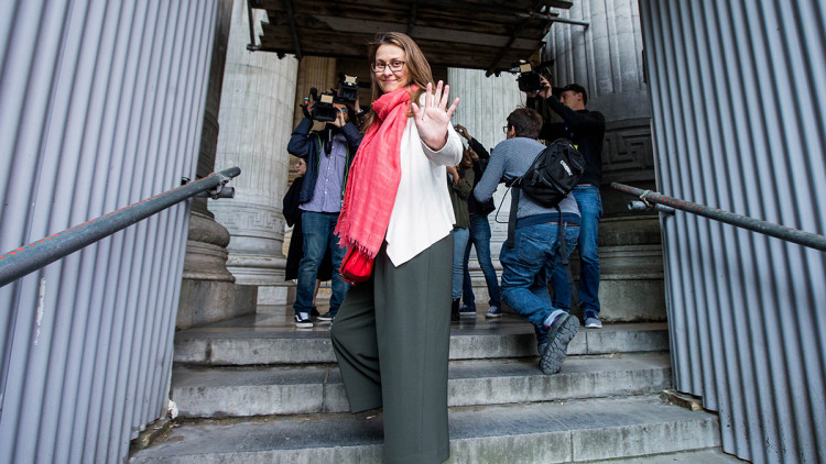 Meritxell Serret a Brussel·les. Efe